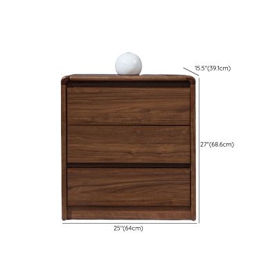 15,25/15,6 Zoll breite moderne Aufbewahrungstruhe aus massivem Holz, Kommode