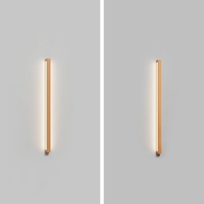 Lampada da parete moderna creativa per applique da comodino in legno per soggiorno