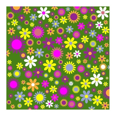 Illustrazione floreale motivo muffa Carta da parati orizzontale per soggiorno
