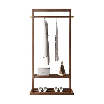 Kleiderb&uuml;gel im zeitgen&ouml;ssischen Stil, Massivholzregal, Design-Garderobe f&uuml;r das Wohnzimmer