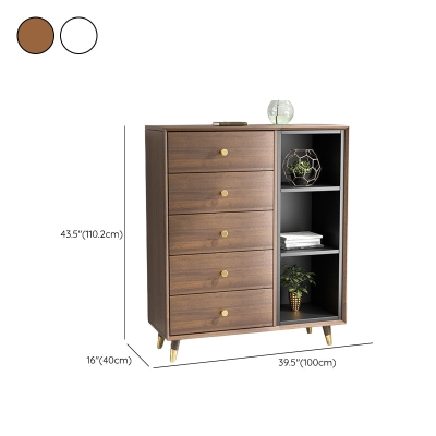 Cassettiera portaoggetti per camera da letto in legno ingegnerizzato con cassetti