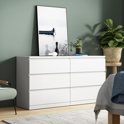 Zeitgen&ouml;ssische vertikale Truhe aus Holz mit Schubladen f&uuml;r Zuhause/B&uuml;ro