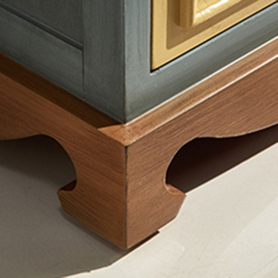 Cassapanca in legno per camera da letto contemporanea nautica con cassetti