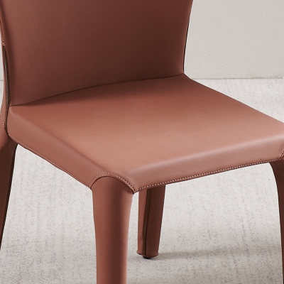 Sedie da pranzo Parsons imbottite con schienale in stile moderno per la casa