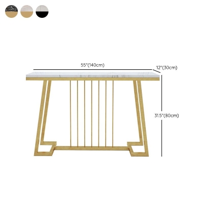 Moderner Konsolentisch mit Antik-Finish, Sofa-Konsolentisch aus Marmor
