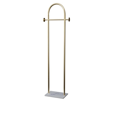 Wundersch&ouml;ner Kleiderb&uuml;gel, Kleiderhaken, Metallgarderobe mit Korb f&uuml;r Schlafzimmer