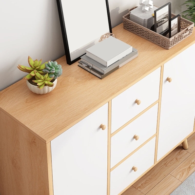 Zeitgen&ouml;ssische 11,7-Zoll-W-Kommode aus Holz