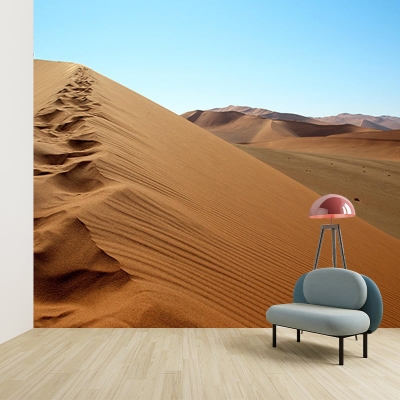Fotografie dekorative Tapete Wohnzimmer W&uuml;ste Wandbild Tapete