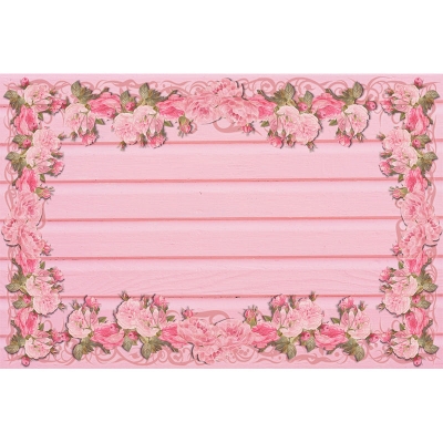 Illustrazione Carta da parati resistente alle macchie Fiori Decorazione murale del soggiorno