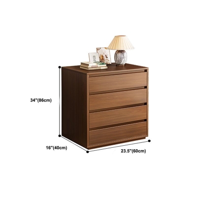 Zeitgen&ouml;ssische Schlafzimmerkommode aus Holz mit Schubladen