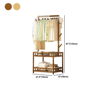 Moderne Eingangshalle, Baum-Holzregale, Kleiderb&uuml;gel, Flur-Garderobe