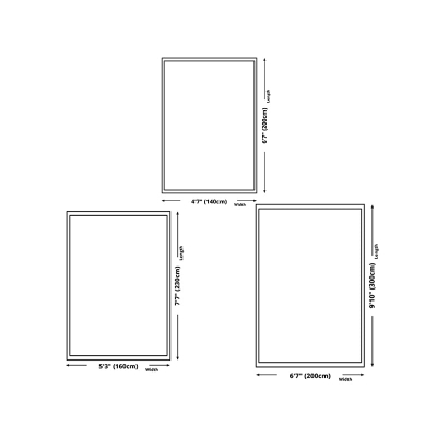 Tappeto moderno con motivi grafici Tappeto per interni in poliestere resistente alle macchie per soggiorno