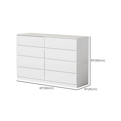 Ultramoderne horizontale Doppelkommode aus Holz mit Stauraum f&uuml;r Schlafzimmer