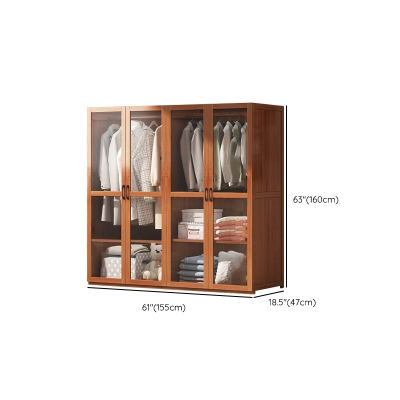 Armadio guardaroba in stile moderno Armadio appendiabiti in legno