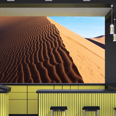 Carta da parati decorativa con paesaggi Fotografia Carta da parati del deserto resistente alla muffa per la casa