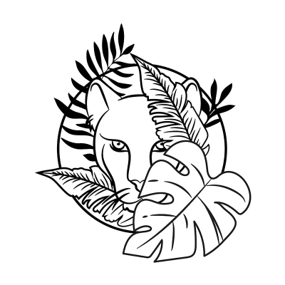 Carta da parati resistente con illustrazioni di animali, decorazione murale per camera da letto