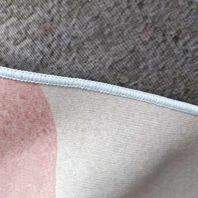 Tappeto moderno nero Tappeto lavabile per interni con motivo in poliestere per soggiorno