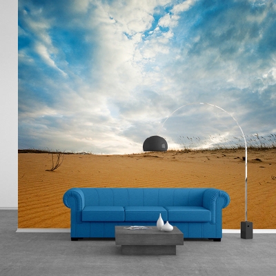 Fototapete W&uuml;ste Umweltfotografie Wohnzimmer Wandbild Tapete