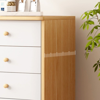 Moderne Kombi-Kommode aus Holz mit horizontaler Aufbewahrung f&uuml;r Schlafzimmer