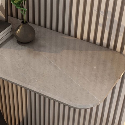 Steinkonsolentisch, kratzfester Tisch, rechteckiger Akzenttisch, 80 cm hoch
