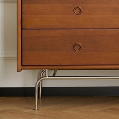 Hochmoderne horizontale Doppelkommode aus Massivholz mit Stauraum f&uuml;r das Schlafzimmer