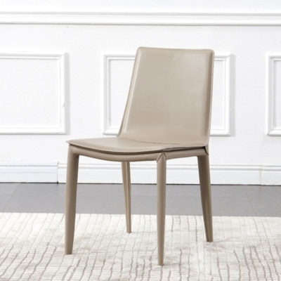 Sedie da pranzo contemporanee in ecopelle Sedia Parsons con imbottitura