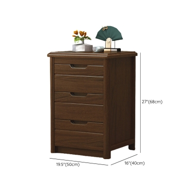 Traditionelle Aufbewahrungstruhe aus massivem Holz, Kommode mit 3/4/5 Schubladen