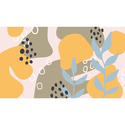 Carta da parati con illustrazione in stile moderno Carta da parati con pittura astratta Carta da parati per camera da letto