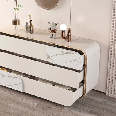 15,6-Zoll-W-Aufbewahrungskommode Moderne Kommode aus massivem Holz