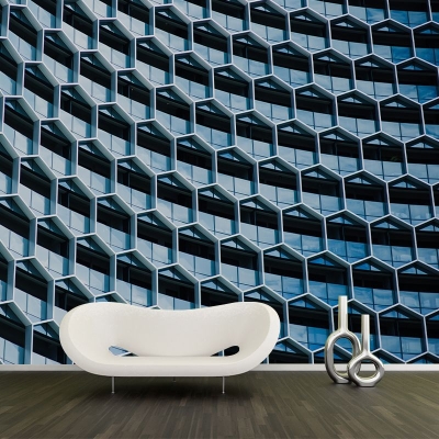 Fotografia Dekoracyjna Geometria Mural Tapety Tapeta do Salonu