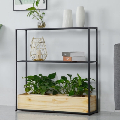Moderner rechteckiger Konsolentisch mit Antik-Finish