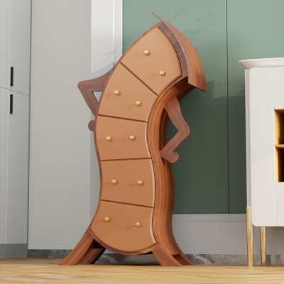 Hochmoderne Dessous-Truhe aus Birke, vertikale Aufbewahrungstruhe f&uuml;r das Schlafzimmer