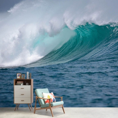 Fotografia costiera Carta da parati Non incollata Soggiorno Stampa marina tropicale