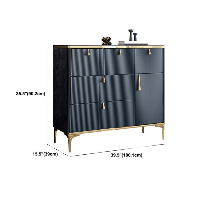 15,21 Zoll breite Glam-Kommode mit 5/7/8 Schubladen