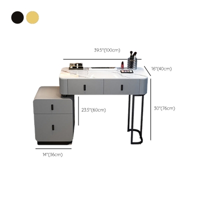 Tavolo da toeletta per camera da letto contemporaneo Tavolo da toeletta per trucco in legno