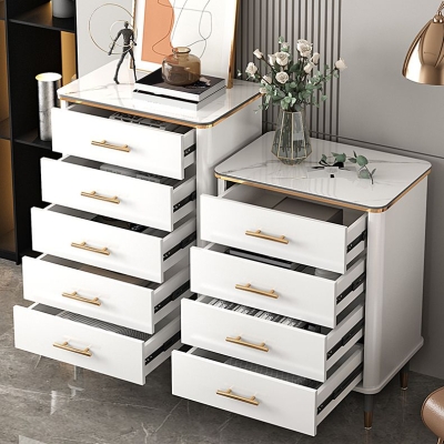 Zeitgen&ouml;ssische Kommode aus Holz mit 3/4/5 Schubladen
