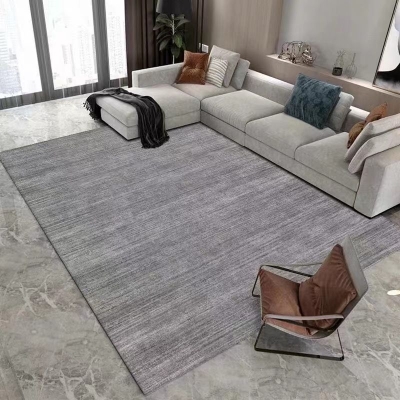 Tappeto moderno marrone Tappeto con rampa sfumata in poleyster Tappeto lavabile per salotto