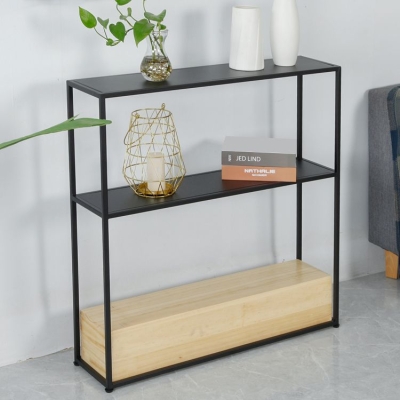 Moderner rechteckiger Konsolentisch mit Antik-Finish