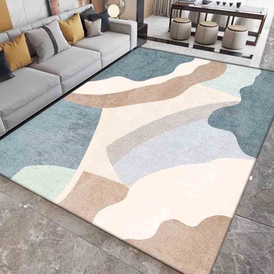 Tappeto grafico grigio Tappeto lavabile in poliestere per aree semplici per la decorazione domestica