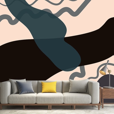 Umwelt-Wandbild, Tapete im abstrakten Stil, Wohnzimmer-Wandbild