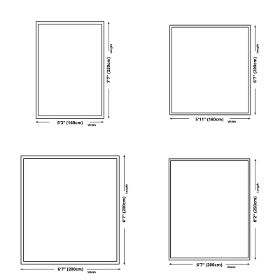 Tappeto minimalista Colorblock Tappeto Morandi Color Area Tappeto in poliestere di facile manutenzione