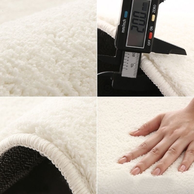 Tappeto marrone semplice Tappeto in poliestere Linea Tappeto antimacchia per salotto