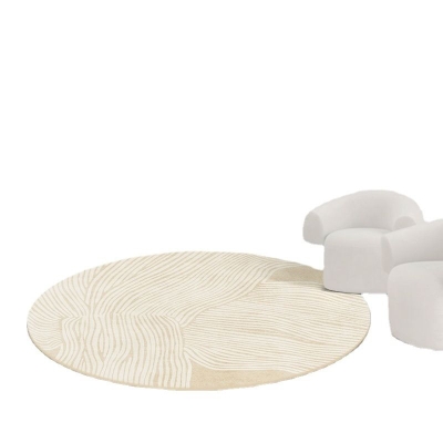 Tappeto linea albicocca Tappeto casual in poliestere Tappeto con supporto antiscivolo per salotto