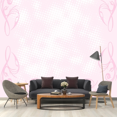 Illustrazione Murale resistente alle macchie Decorazione vegetale Decorazione murale per soggiorno