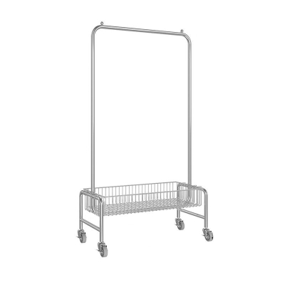 Moderner Kleiderb&uuml;gel aus Metall, freistehend, mit Scrollrad-Design, Flurbaum f&uuml;r Schlafzimmer