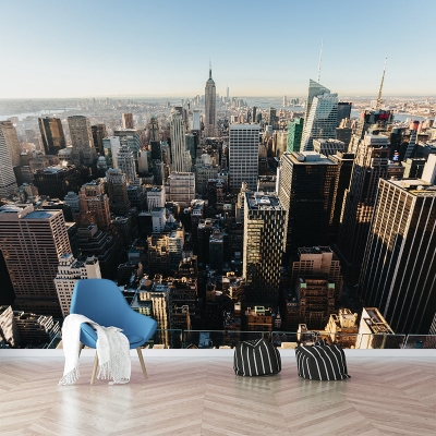 Paesaggio urbano Fotografia Muffa Carta da parati orizzontale per soggiorno