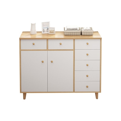 Moderne Kommode aus Holz mit einer Breite von 14,82 Zoll