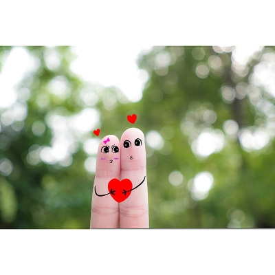 Illustration umweltfreundliche Wandtapete Finger Art Wandgem&auml;lde f&uuml;r den Innenbereich
