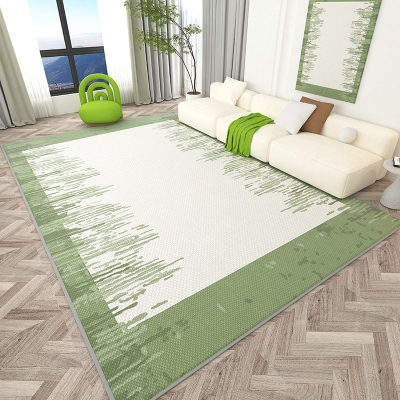 Tappeto moderno verde Tappeto lavabile in pezzi colorati in poliestere per la decorazione domestica