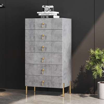 Zeitgen&ouml;ssische, glamour&ouml;se Doppelkommode aus Holz mit Stauraum f&uuml;r das Heimb&uuml;ro